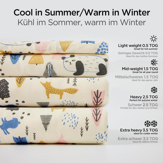 Thumbnail 5 de Duomiaomiao Sleeping Bag with Legs 1.5 Tog Panda