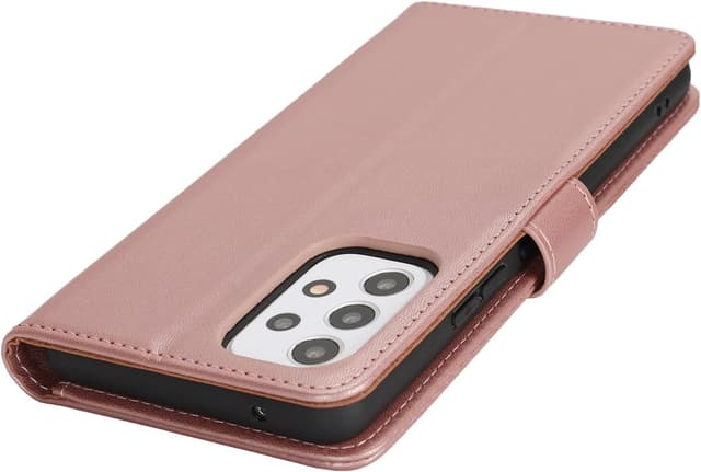 Thumbnail 6 de Zouzt Wallet Case for Samsung Galaxy A33 (Rose Gold) with 3 Card Slots, Magnetic Clasp & Kickstand