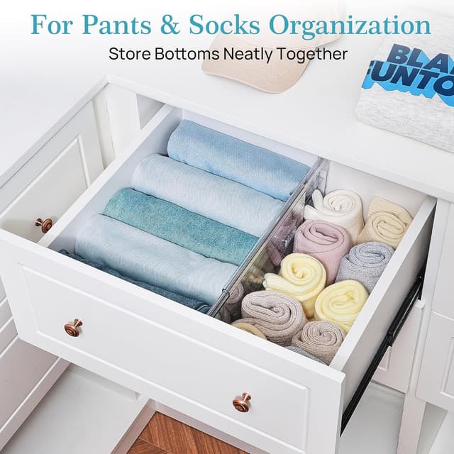 Thumbnail 3 de Vtopmart 6" Tall Drawer Dividers 12.8-22.3