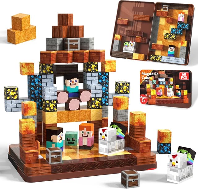 Thumbnail 6 de ToyUnited Magnetic Blocks 200-piece magnetic set 🧩