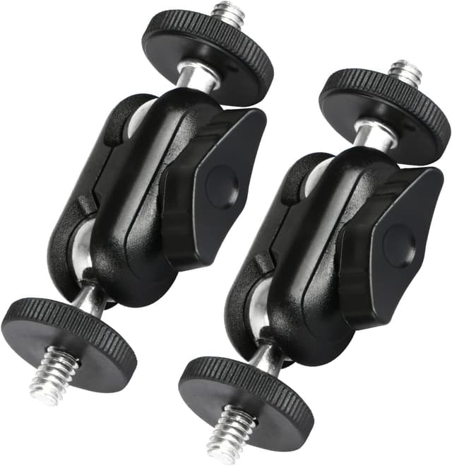 Detalle de Doppelter Kugelkopfadapter 2er Pack für 1/4 Zoll