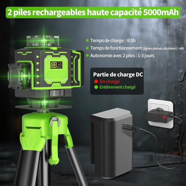 Detalle de Nivel láser autonivelante 360° 16 líneas