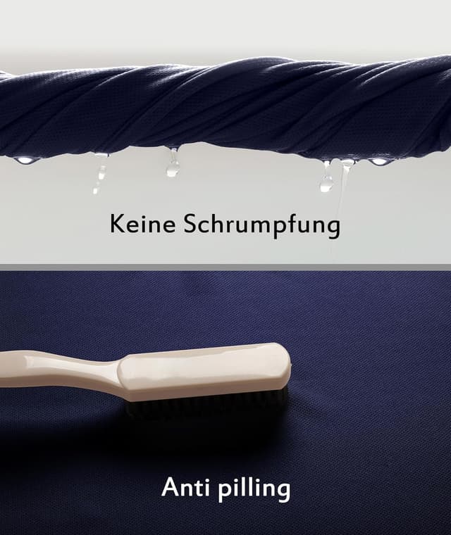 Detalle de SwissWell Herren Poloshirt Kurzarm atmungsaktiv – Polyester/Elasthan für Golf, Tennis & Freizeit