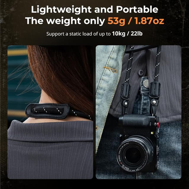 Detalle 2 de SMALLRIG 4882 Bandoulière photo 110 cm