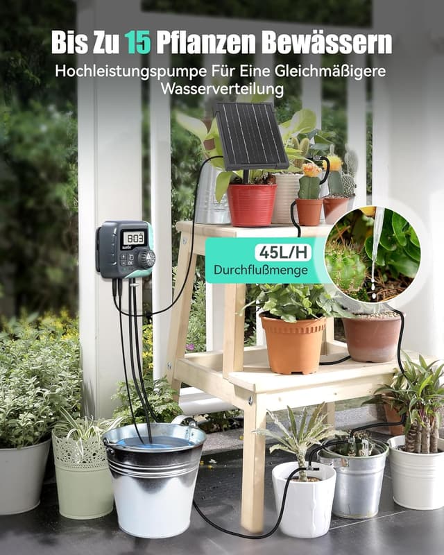 Thumbnail 4 de RAINPOINT Irrigazione Automatica Solare 45L/H