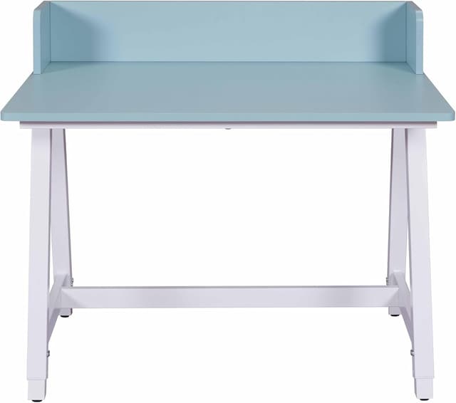 Detalle de Inter Link Emmelie : bureau enfant réglable en hauteur pour apprentissage et travail (blanc/bleu)