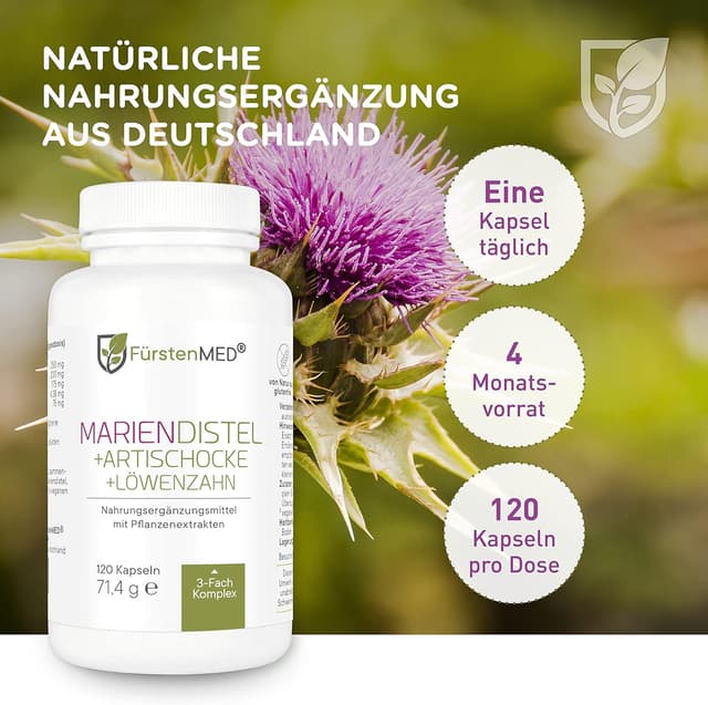Thumbnail 4 de FürstenMED Mariendistel Kapseln 120 Stück