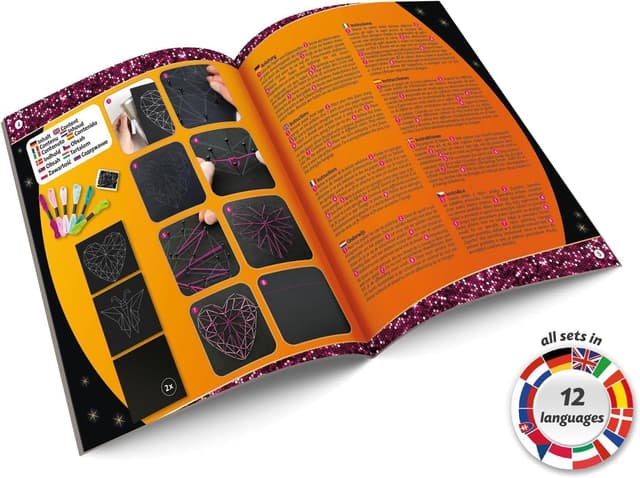 Detalle 2 de Lena 42650 String Art Kinder Bastelset