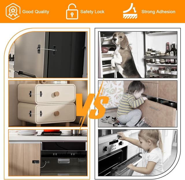 Thumbnail 4 de AiQInu Candado seguridad ventanas 23 cm