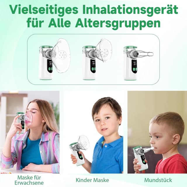 Detalle 2 de Wholede Inhaliergerät für Erwachsene