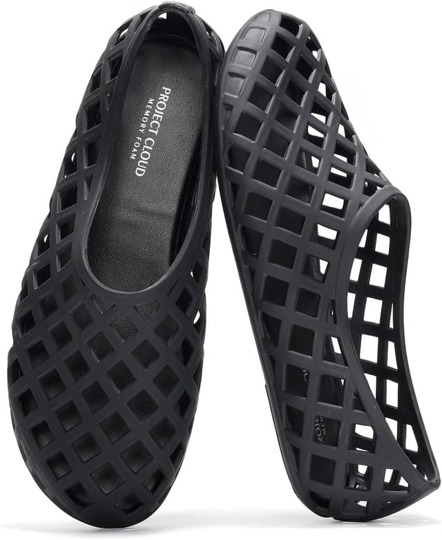 Detalle 2 de Project Cloud Jelly Shoes Women Jelly Flats Sandals (Jellz) — Lightweight, Water-Resistant Slip-On Flats