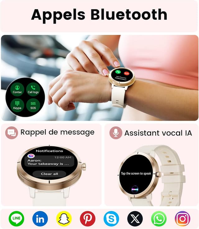 Detalle de DREMAC montre connectée femme 1,35