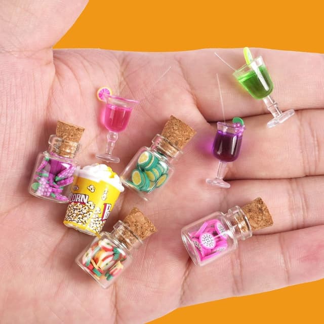 Detalle de Aolso maison de poupée miniatures, 14 pièces