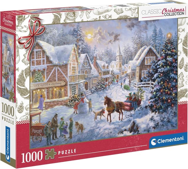 Detalle de Clementoni Christmas Puzzle 1000 Teile Puzzle