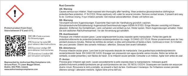 Thumbnail 6 de JENOLITE Rostumwandler mit Grundierung 150 ml – wasserbasiert, Schwarz, für Auto & Fahrzeuge