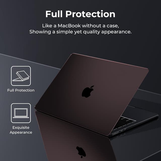 Thumbnail 1 de KEROM Hülle MacBook Air 15 15,3'' Klar Schwarz