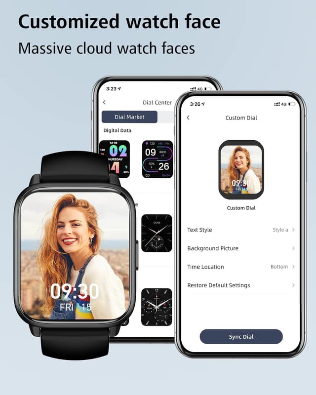 Detalle 2 de RUIMEN Smart Watch 1.69" HD touchscreen