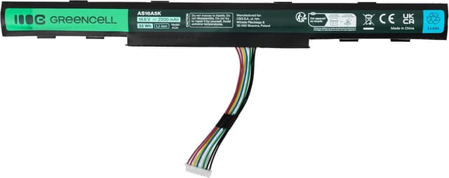 Detalle 2 de Batteria Green Cell per Acer AS16A5K AS16A7K AS16A8K compatibile con Acer Aspire E5 ed F15