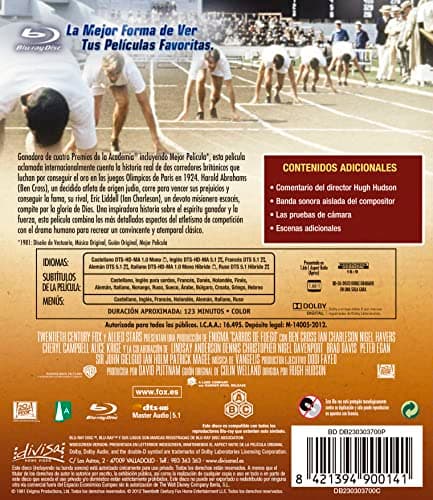 Detalle 2 de Carros de Fuego (Chariots of Fire) Blu-ray 📀