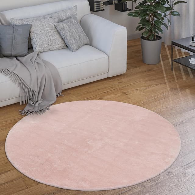 Detalle de Paco Home tapis rond 120 cm en 10 mm