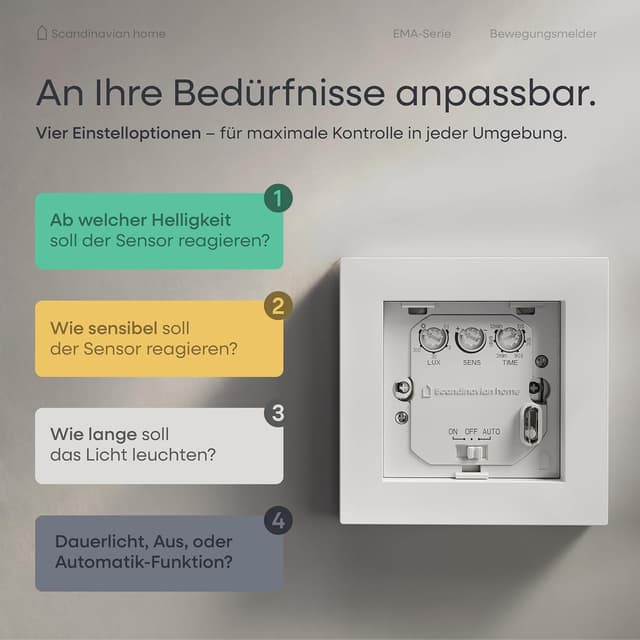 Thumbnail 4 de Scandinavian home Bewegungsmelder Innen