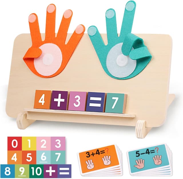 Detalle de wotoyd Jouet Montessori maths en bois 3 ans