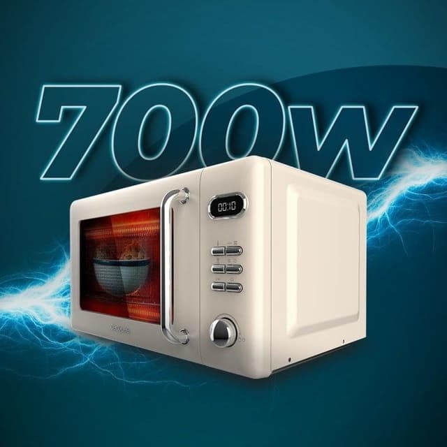 Detalle de Cecotec ProClean 5110 Retro Microondas 20L 🍲