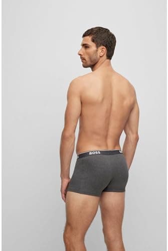 Detalle 2 de BOSS Trunk 3p Power Bóxer Open Grey S (Pack de 3)