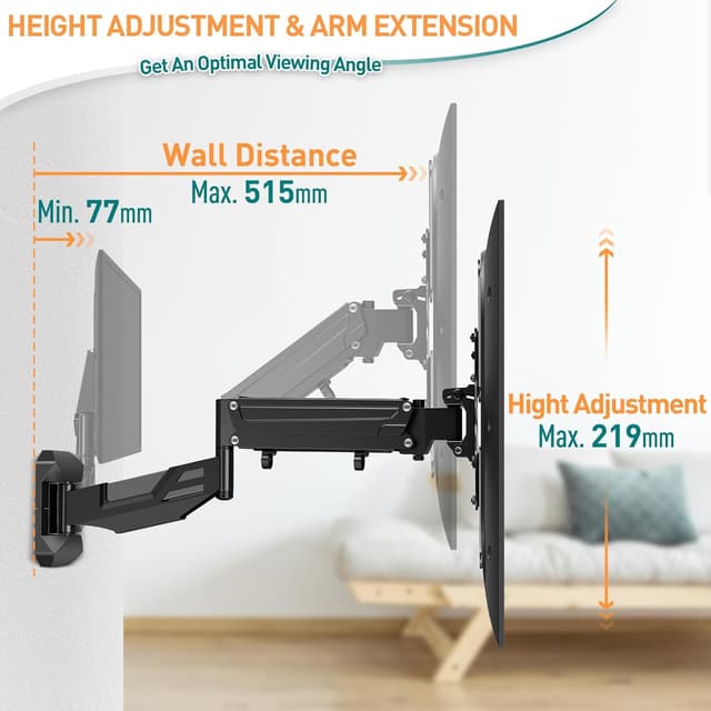 Thumbnail 2 de ELIVED EV031 23-55in TV Wall Mount 25KG