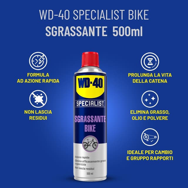 Thumbnail 3 de WD-40 Specialist Kit Manutenzione Bike 500ml