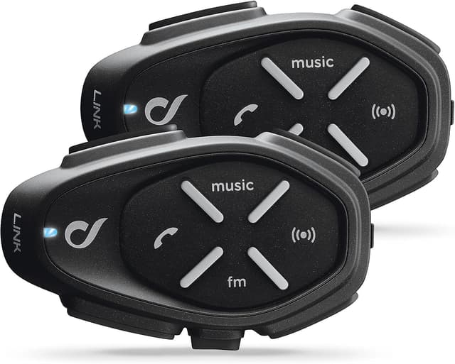 Imagen de Interphone Link HD Doppio interfono per casco 300 m en OfertitasTOP