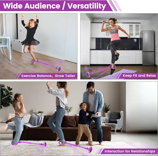 Detalle de Astrell Skip Ball (Foldable Flash Wheel) — Indoor/Outdoor Fitness Toy for Kids, Age 6+