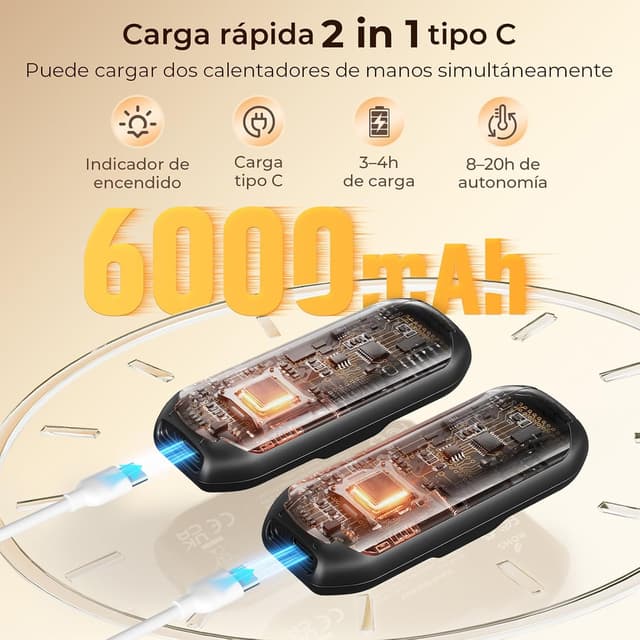 Thumbnail 3 de VIWAVE Calentador de Manos 6000mAh 📱