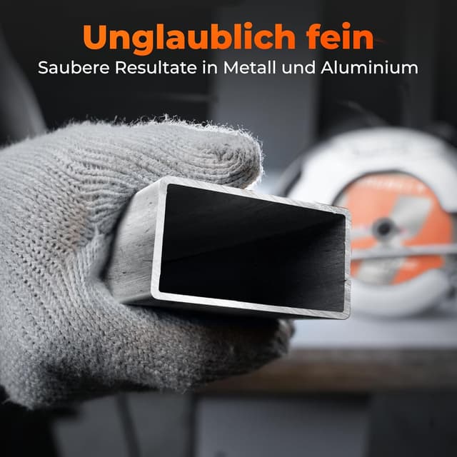 Detalle de BAUBECK Sägeblatt 136 x 20 mm, 1,5 mm Feinschnitt – 40 Zähne für Akku-Kreissägen (Holz & Alu, kompatibel zu gängigen 136x20-Systemen)