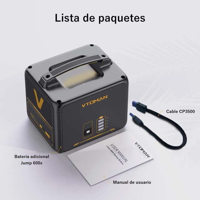 Thumbnail 4 de VTOMAN Jump 600X Batería Adicional 640Wh