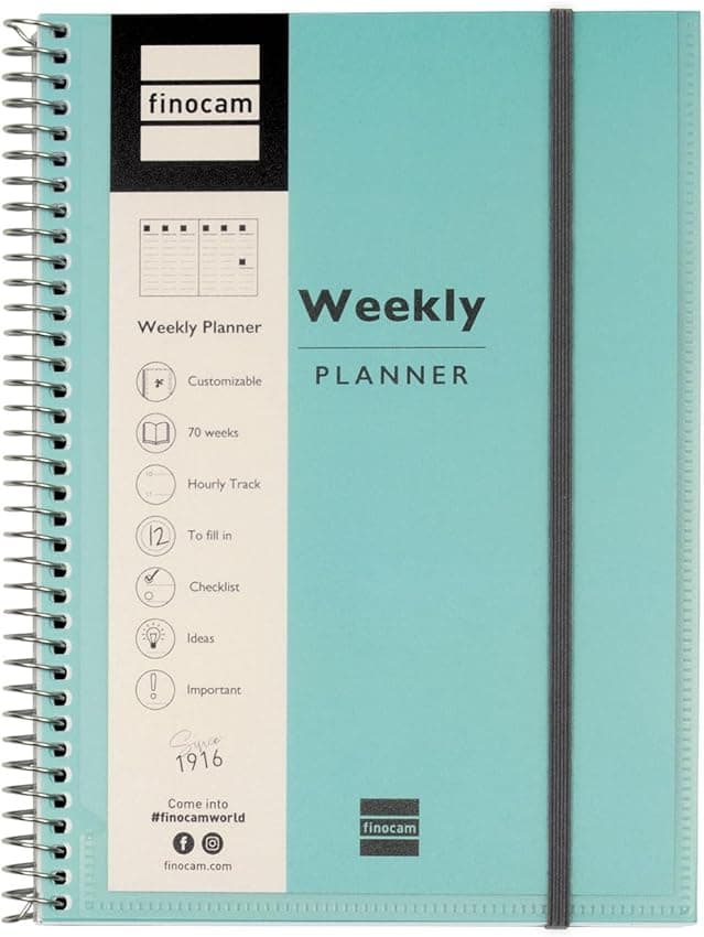 Imagen de Finocam Mytime Semana Vista Vertical — Agenda sin fechar 1 semana en OfertitasTOP