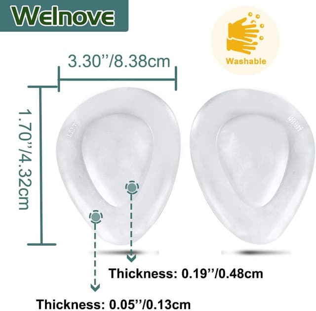 Detalle 2 de Welnove Metatarsal Pads 10Pcs Forefoot Cushions