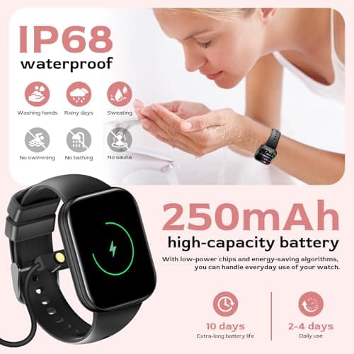 Detalle 2 de Miecgth Smartwatch Hombre/Mujer 1.75" TFT 💪 IP68 Bluetooth