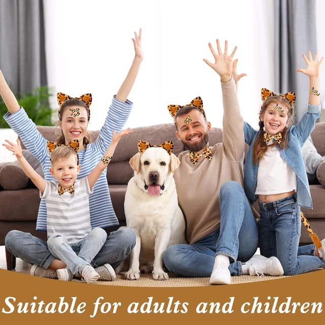 Thumbnail 5 de Hifot 7 Pezzi Costume da Leopardato 🎭