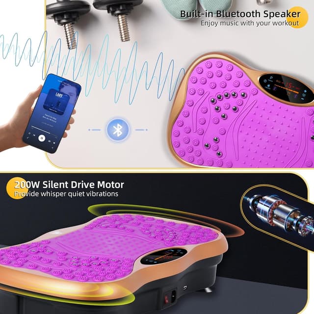 Thumbnail 4 de EVOLAND Vibration Plate Exercise Machine 99-speed