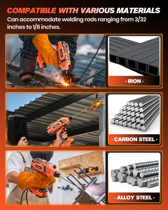 Thumbnail 4 de Saker Portable Welder 20-120A