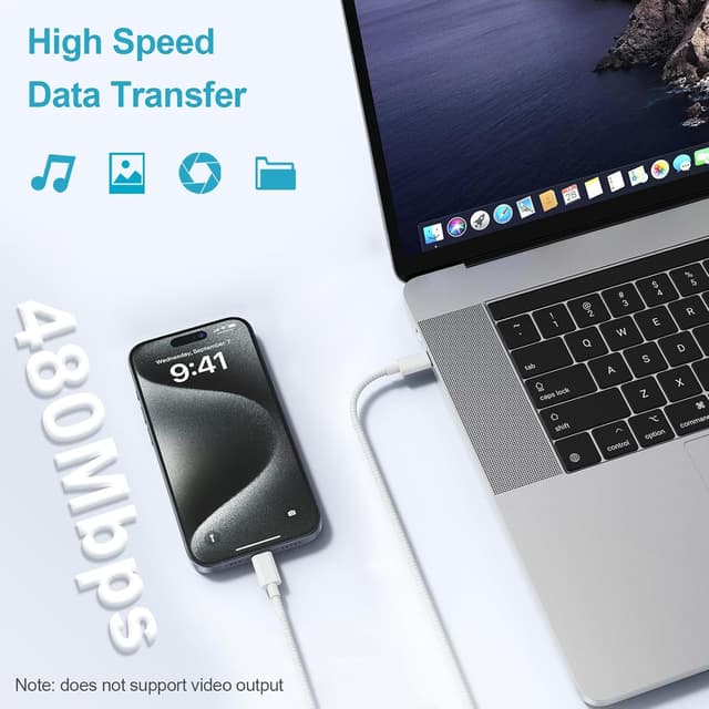 Thumbnail 4 de iPhone 15 3M USB‑C Fast Charger Cable