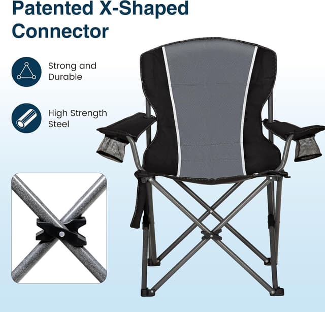 Thumbnail 2 de HIGH POINT SPORTS Campingstuhl Faltbar bis 160 kg