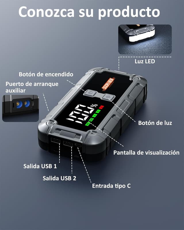 Thumbnail 6 de OGORI NEW Arrancador 7000A 12V