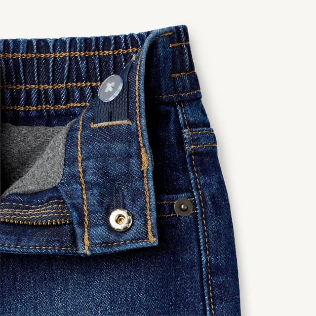 Detalle de Amazon Essentials Girl's Toddler & Girls' Medium Stretch Regular-Fit Denim Skort