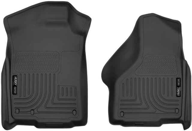 Detalle de Husky Liners WeatherBeater Floor Mats 18031 (Front Row, 2-Piece) for 2002-2024 Dodge Ram 1500