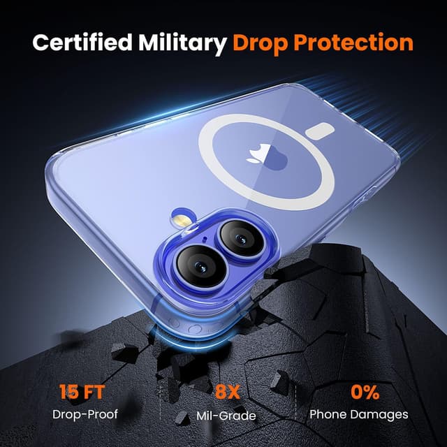 Thumbnail 4 de toushion 3 in 1 iPhone 16 Case Clear 6.1