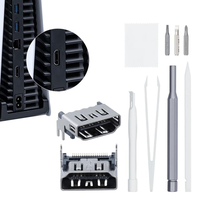 Detalle de HDMI-Port Reparatur-Set für PS5 5-Zoll
