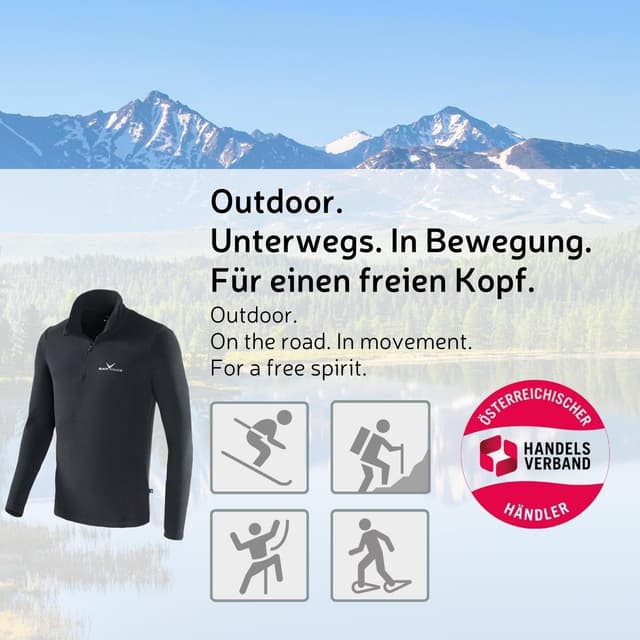 Detalle de Black Crevice Polaire Skirolli homme 170 g/m²