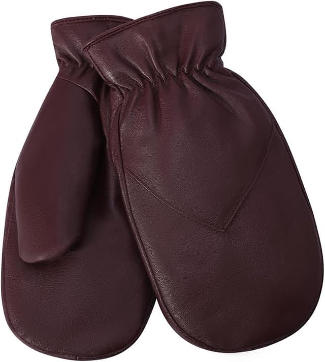 Thumbnail 4 de MGGMOKAY Moufle d'hiver cuir cachemire